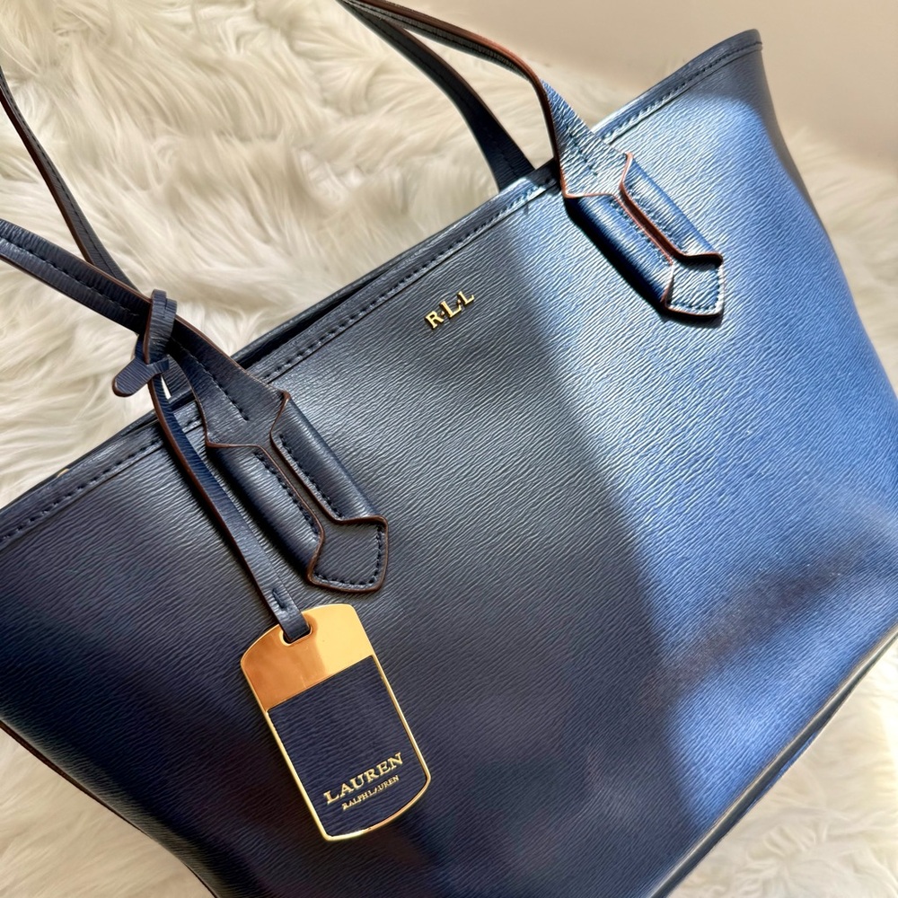Lauren Ralph Lauren Midnight Blue Tote